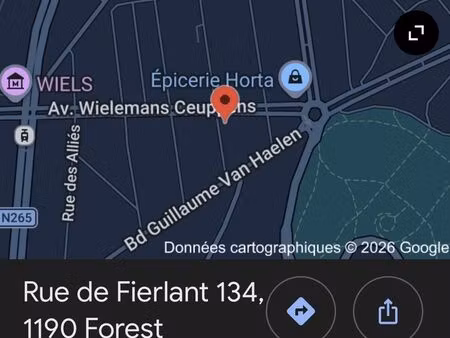 appartement à louer à rue de fierlant 134 forest (vwd17665)