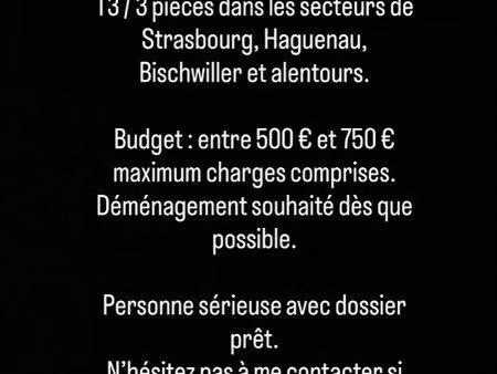 recherche appartement t3