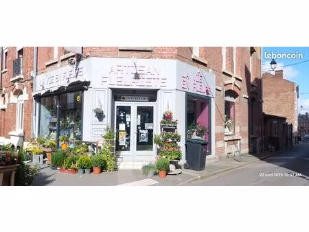 fleuriste  fonds de commerce 55 m² cambrai