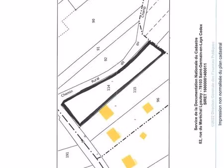 terrain constructible 1839 m2