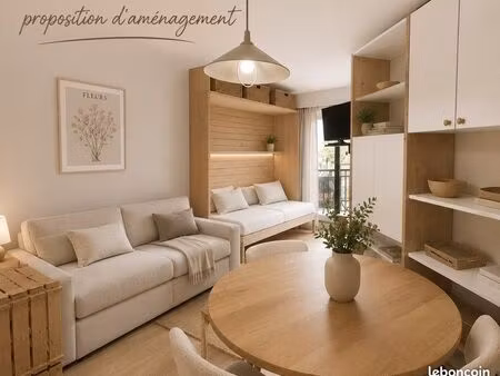 studio 1 pièce 20 m²