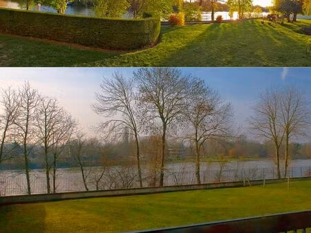 triel-sur-seine - appartement lumineux avec balcon  vue seine et rénovation complète - cav