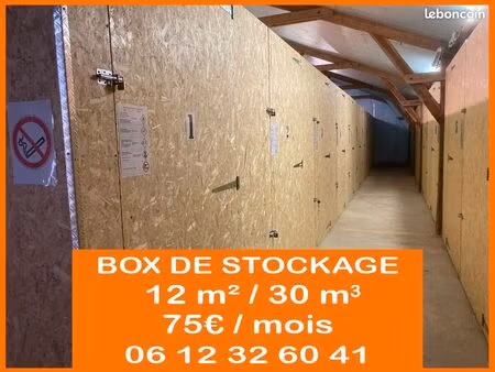 location box de stockage - garde meubles - ploermel - josselin