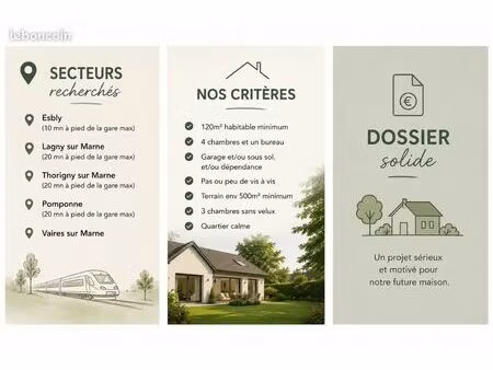 recherche achat maison
