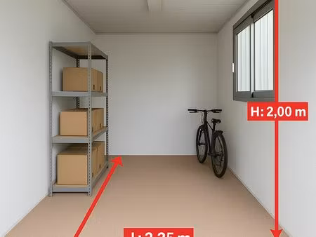 box garde meubles à partir de 13 5m2 - 27m3