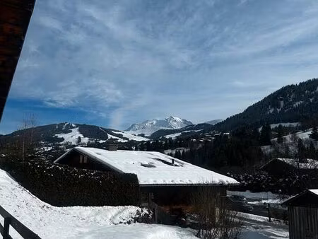 megève-chalet très ensoleillé - vue imprenable