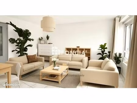 77190 dammarie-les-lys. grand 3 pièces lumineux de 76.42m² en plein centre-ville – vue dég