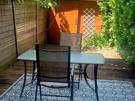 beau duplex en rez de jardin
