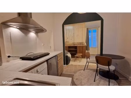 appt t1bis 28m2 meublé - quartier miroir - toutes charges comprises