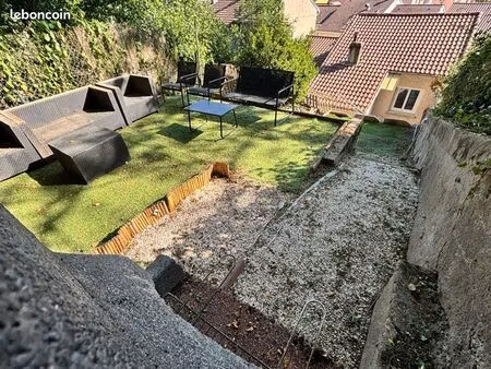 appartement t3 + jardin privé