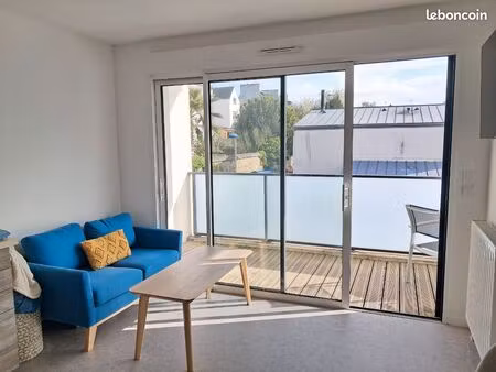 t2 meublé  42m2  balcon  ascenseur - lanester quartier scorff