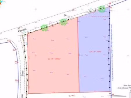 terrain mornas les pins constructible