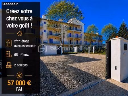 appartement 2 pièces 64 m²