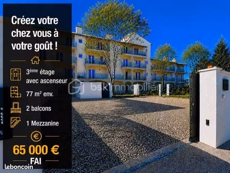 appartement 3 pièces 77 m²