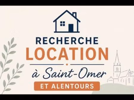 recherche appartement 2 chambres avec parking saint-omer et alentours