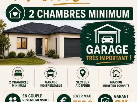 je recherche maison