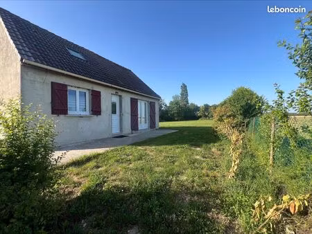 maison avec très grand terrain au calme à mouy sur seine