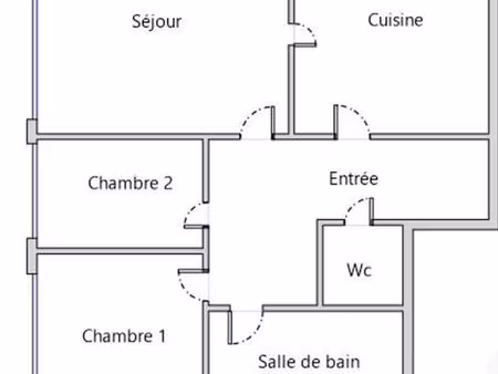 appartement t3 - 67m2 à louer hem quartier haut champs