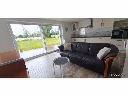 loos centre 3 3km chu de lille t2 meublé neuf 44 m2  parking  terrasse accès jardin