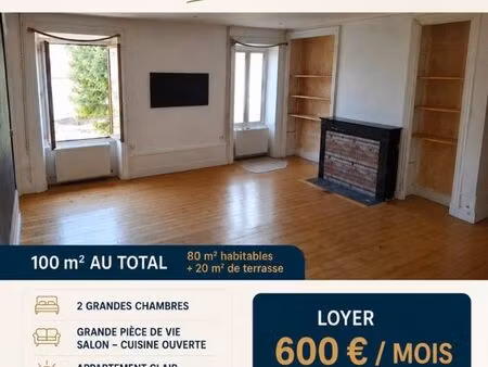 location appartement 100m2 montbrison