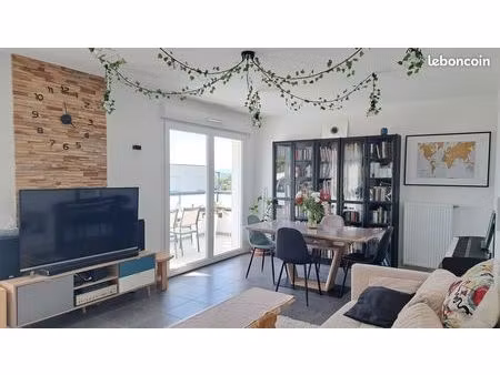 appartement t3 66m² avec terrasse 11 m² + garage