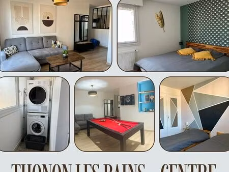 appartement t3 meublé – 70 m² – centre-ville thonon-les-bains