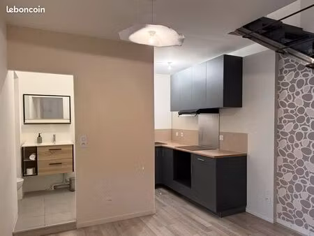 ensemble appartement t2 + local commercial entièrement rénové