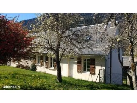 maison semi-meublée t6 traversant + jardin à bordères louron 65590