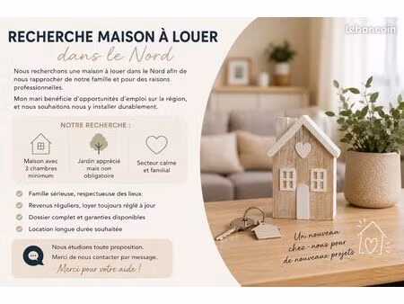 recherche maison à louer