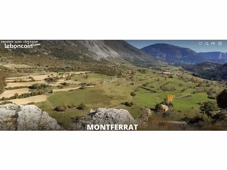 terrain 2 800 m² montferrat