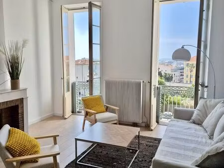 vue mer  bel appartement f3 centre ville