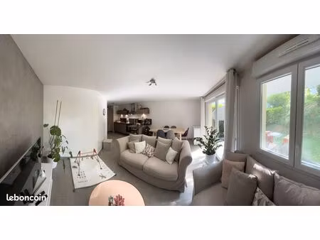 t3 frangy 70 m2 tout équipé terrasse jardin garage cave