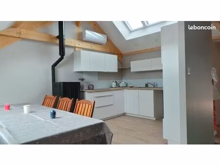 bel appartement atypique t5 de 156 m² à albens/entrelacs