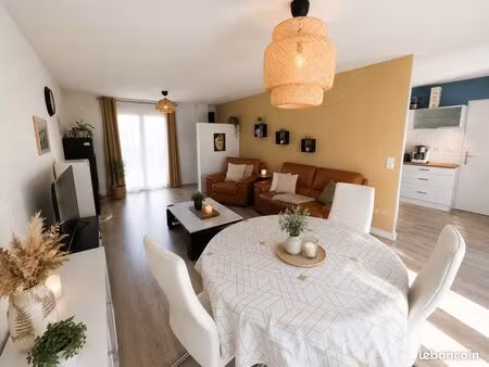 maison t4 meublée rénovée 85 m² - jardin - garage - douvaine - proche frontière suisse