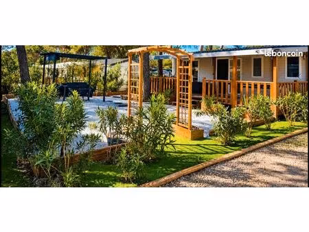 mobil-home luxe 3 chambres 6/8 places tout équipé