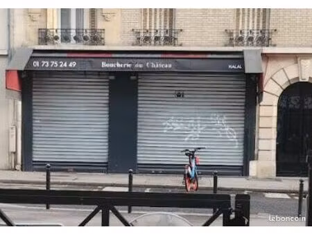 boucherie  charcuterie 74m² paris