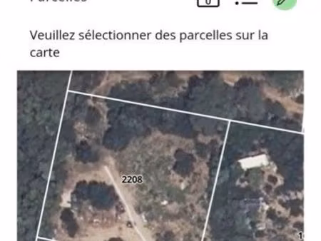 je mets en vente mon terrain sur carnoules  pour plus de renseignements me contacter