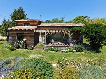 maison ossature bois très grand terrain dans un hameau à 35 km de toulouse