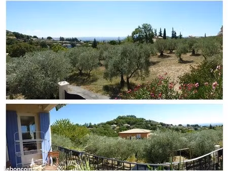 t4 haut de villa   clim  meublé   dispo en aout