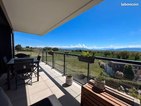 à vendre – appartement t4 traversant – 85m² – vue imprenable sur le mont-blanc