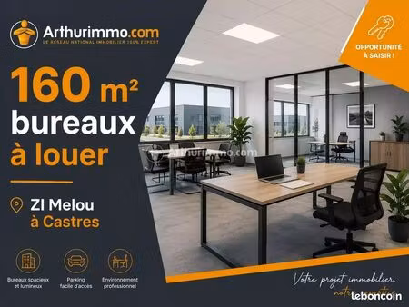 bureaux 160 m² castres