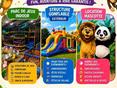 enfants  jeux 2500 m² le puy-en-velay
