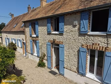longère rénovée de caractère à egreville  proche nemours  sud seine et marne