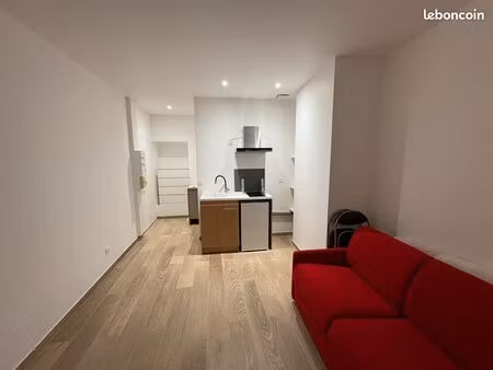 studio meublé 19 m² – entièrement rénové – bord lac de nantua