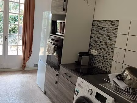 studio 35m2 avec jardin proche fac (sept à juin)