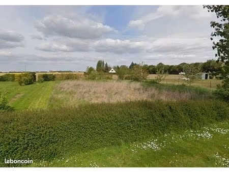 terrain 861 m² hangest en santerre