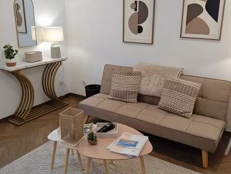 appartement f2 à 50m de la mer - vendu meublé
