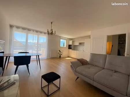 à louer – superbe t2 meublé de 50 m² – plein centre de saint-genis-pouilly (01630)
