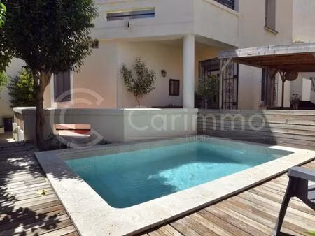 perpignan centre - maison de ville t5   260m² utiles + garage + piscine