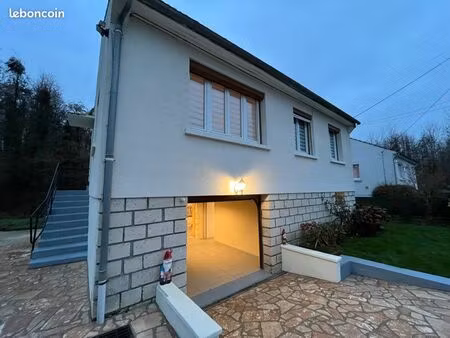 maison individuelle 75m² – 3 ch – sous-sol total – terrain 600m² – secteur soissons